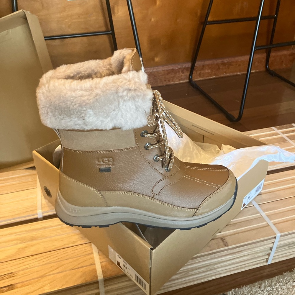 UGG Women Brown and Cream Boots